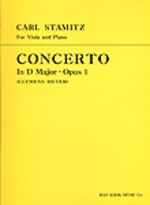 STAMITZ, Karl (1745-1801) Concerto In D Major Op.1  For Viola and Piano 스타미츠 비올라 협주곡