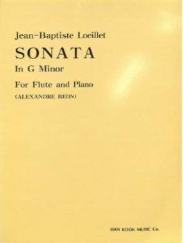 LOEILLET, Jean-Baptiste (1680-1730) Sonata In G minor For Flute and Piano 루이에 플루트 소나타 사단조