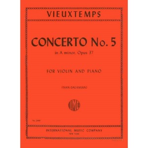 VIEUXTEMPS, Henri (1820-1881) Violin Concerto No. 5 in A minor, Op. 37 (GALAMIAN)