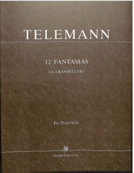TELEMANN, Georg Philipp (1681-1767) Twelve Fantasias Flute Solo 텔레만 플루트 12 판타지