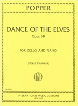 POPPER, David (1843-1913) Dance of the Elves, Op. 39 for Cello and Piano (FOURNIER)