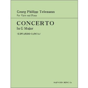 TELEMANN, Georg Philipp (1681-1767) Concerto In G Major For Viola and Piano 텔레만 비올라 협주곡 사장조