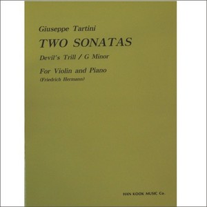 TARTINI, Giuseppe (1692-1770) Two Sonatas (Devil&#039;s Trill / G minor)  For Violin and Piano 타르티니 바이올린 2 소나타