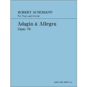 SCHUMANN, Robert (1810-1856) Adagio &amp; Allegro Op.70 For Viola and Piano 슈만 비올라 아다지오와 알레그로