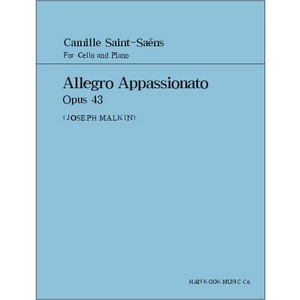 SAINT-SAENS, Camille (1835-1921) Allegro Appassionato Op.43 For Cello and Piano 생상 첼로 알레그로 아파시오나토