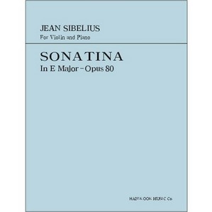 SIBELIUS, Jean (1865-1957) Sonatina In E Major, Op.80 For Violin and Piano 시벨리우스 바이올린 소나티나